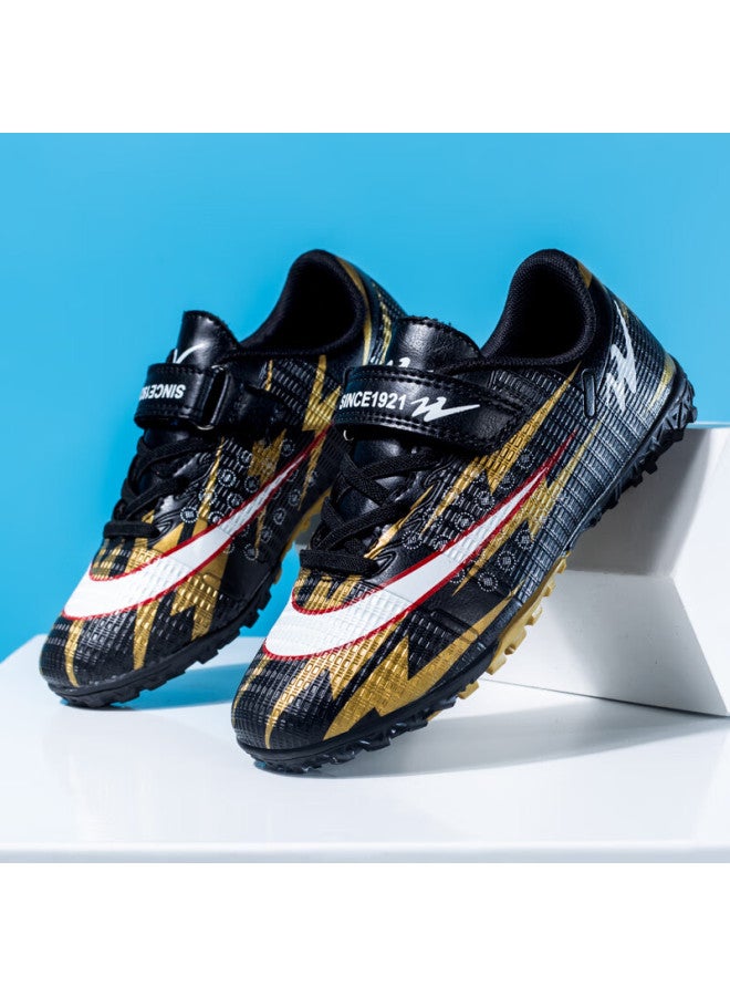 Shuangxing Kids Studded Tf Soccer Shoes Lightweight Durable Professional Training Shoes For Boys And Girls Youth Student Football Cleats For Turf And Grass - Image 4