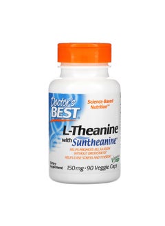 Doctor's Best LTheanine with Suntheanine 150 mg 90 Veggie Caps  - Image 1