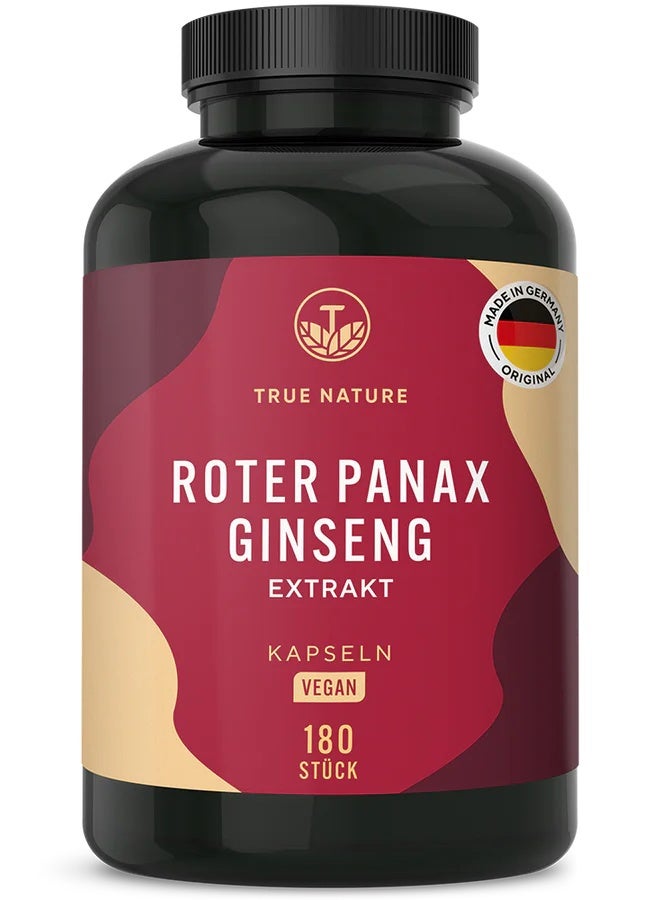 Red Panax Ginseng Extract ,180 Capsules