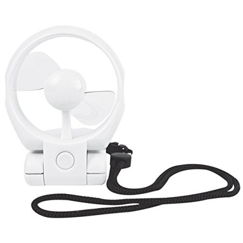 Travelon 3 Speed Personal Folding Fan - White - Image 5