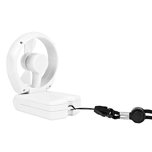Travelon 3 Speed Personal Folding Fan - White - Image 4