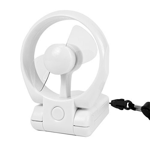 Travelon 3 Speed Personal Folding Fan - White - Image 3