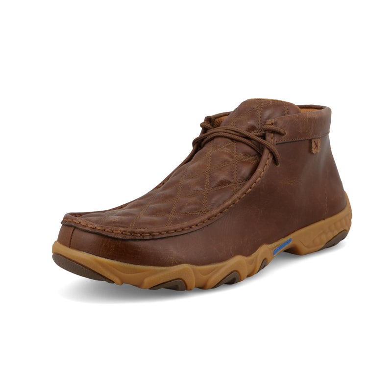 Twisted X Mens Chukka Driving Moc Moc Toe with CellStretch Toffee 75 M