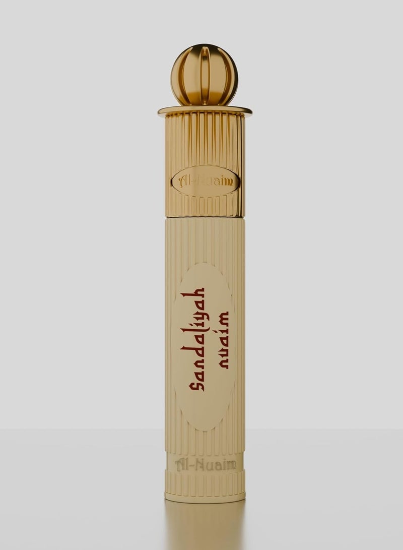 Al Nuaim Sandaliyah Nuaim Attar Roll On Unisex 6ml | Long Lasting Sandalwood Woody Oriental Fragrance Oil | Alcohol Free Premium Pocket Perfume for Men & Women | Daily Wear & Special Occasions Attar - Image 3
