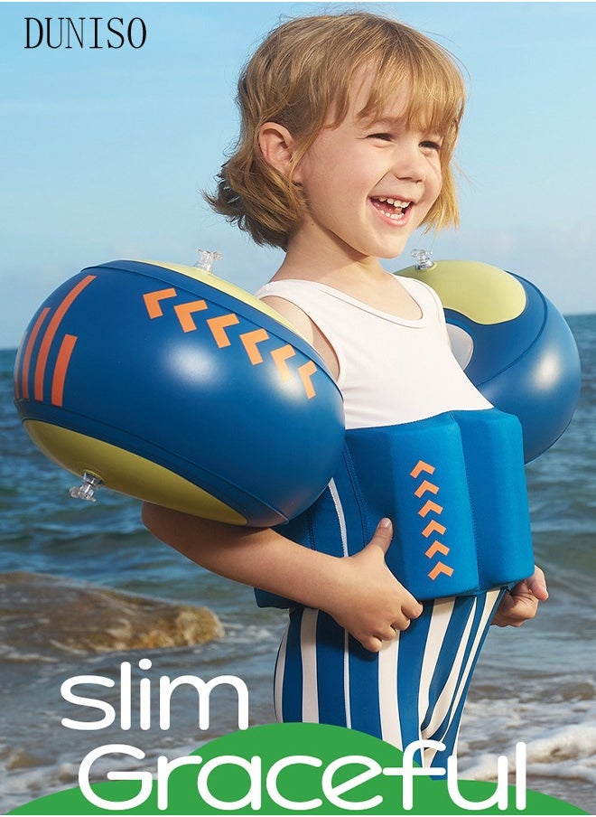 DUNISO Arm Float for Kids, Inflatable Floating Sleeve Swim Arm Band, Lightweight Swimming Wings Pool Float Vests Sleeves for Children Learn to Swim Training Equipment  - Image 4