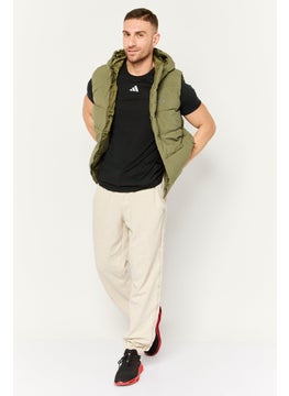 Adidas Men Sportswear Fit Sleeveless Outdoor Vest Jacket, Olive  - Image 2