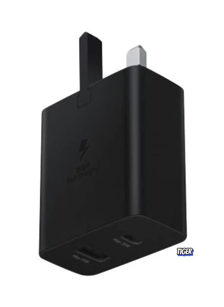 JAJEEK 35W Wall Charger Duo, Fast Charging Dual USB Ports, Compact & Portable Design, Black, Compatible with iPhone, Samsung, Android Devices, Quick Charge for Phones, Tablets, and More - Image 2