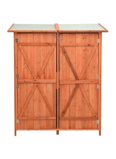 vidaxl vidaXL Garden Tool Shed 136x75x160 cm Solid Firwood  - Image 2