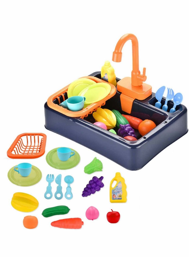 Excefore Kitchen Sink Toys Educational Kitchen Toys for Toddlers Boys Girls Can be Used as Pet Parrots Bathtub Parrot Bath Tub - Image 3