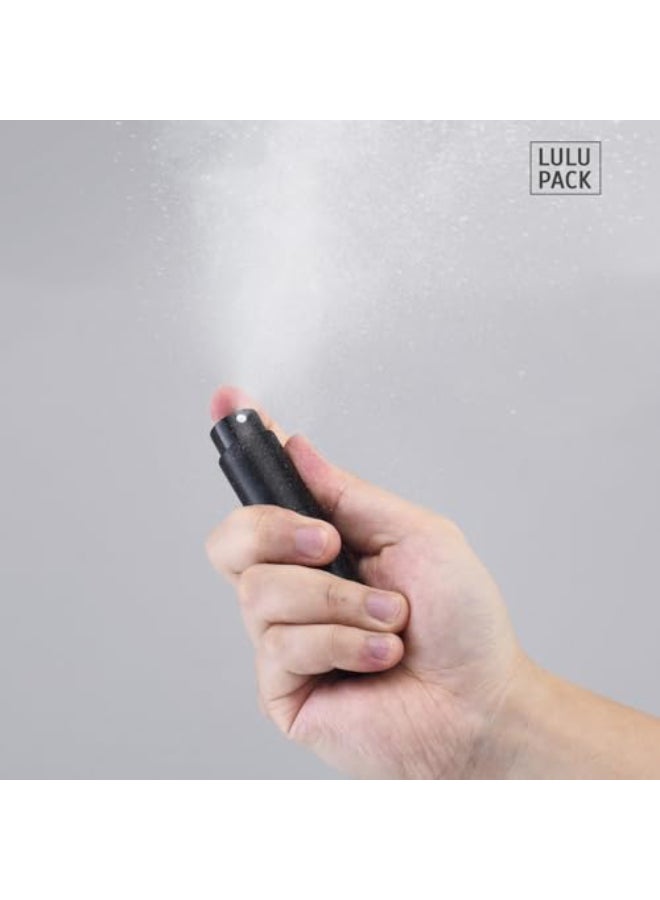 Lulupack Travel Perfume Bottle Refillable Cologne Spray Atomizer Mini Small Travel Size Empty Sprayer for Refill Sample Container Portable Fragrance Decant Dispenser for Women Men 8ml 4PCS Grey - Image 3