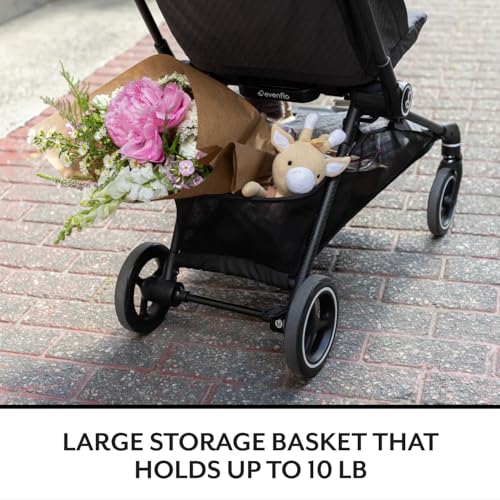 Evenflo Hummingbird Ultra-Lightweight Carbon Fiber Stroller (Crest Gray) - Image 3