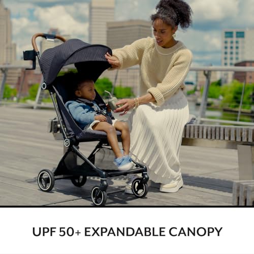 Evenflo Hummingbird Ultra-Lightweight Carbon Fiber Stroller (Crest Gray) - Image 4