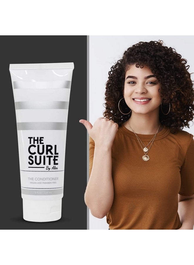 The Curl Suite Conditioner for Curly Hair - Infused with Goji Berry & Red Wine Extracts | Sulfate-Free Conditioner - Anti-Frizz Hydration - Anti-Breakage - Curl Defining Conditioner (8 OZ) - Image 2