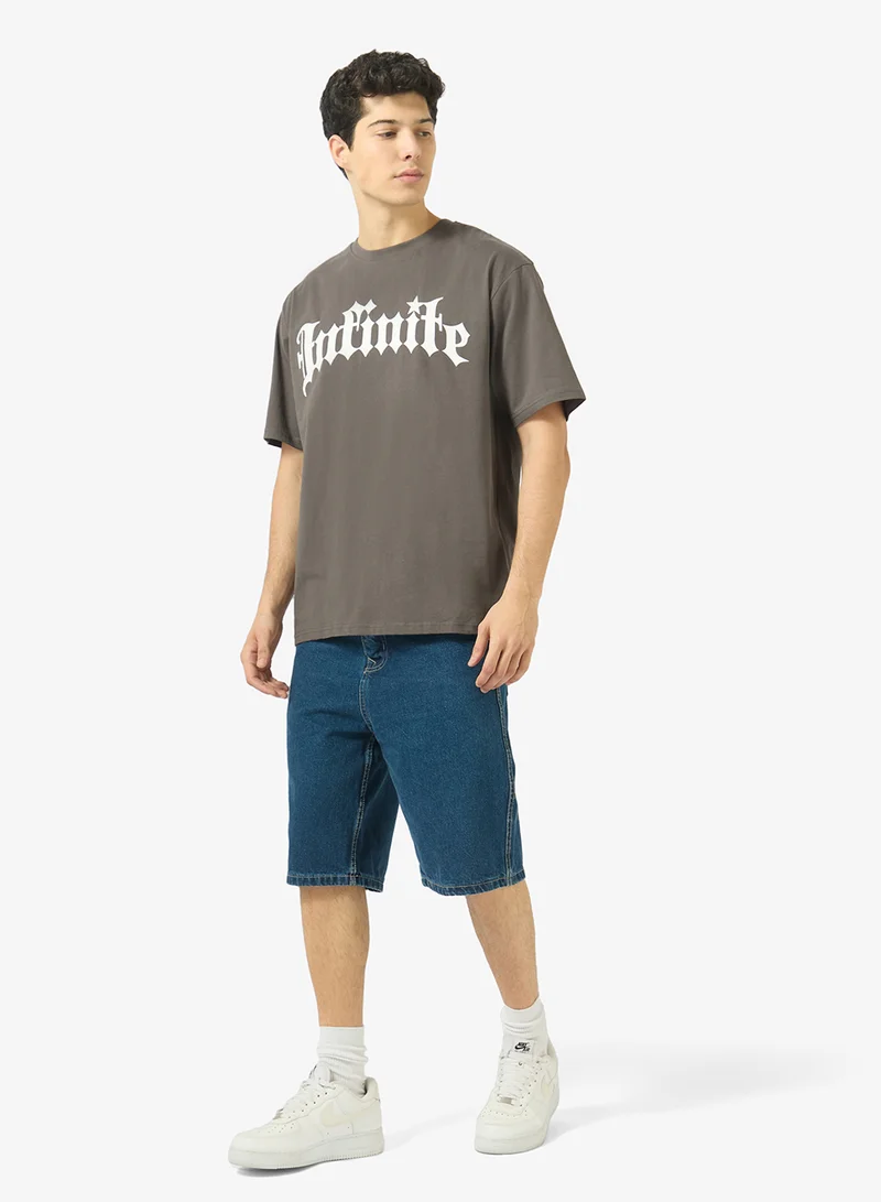 Ripples  Mens Drop Shoulder T-shirt for Men | Best Price UAE