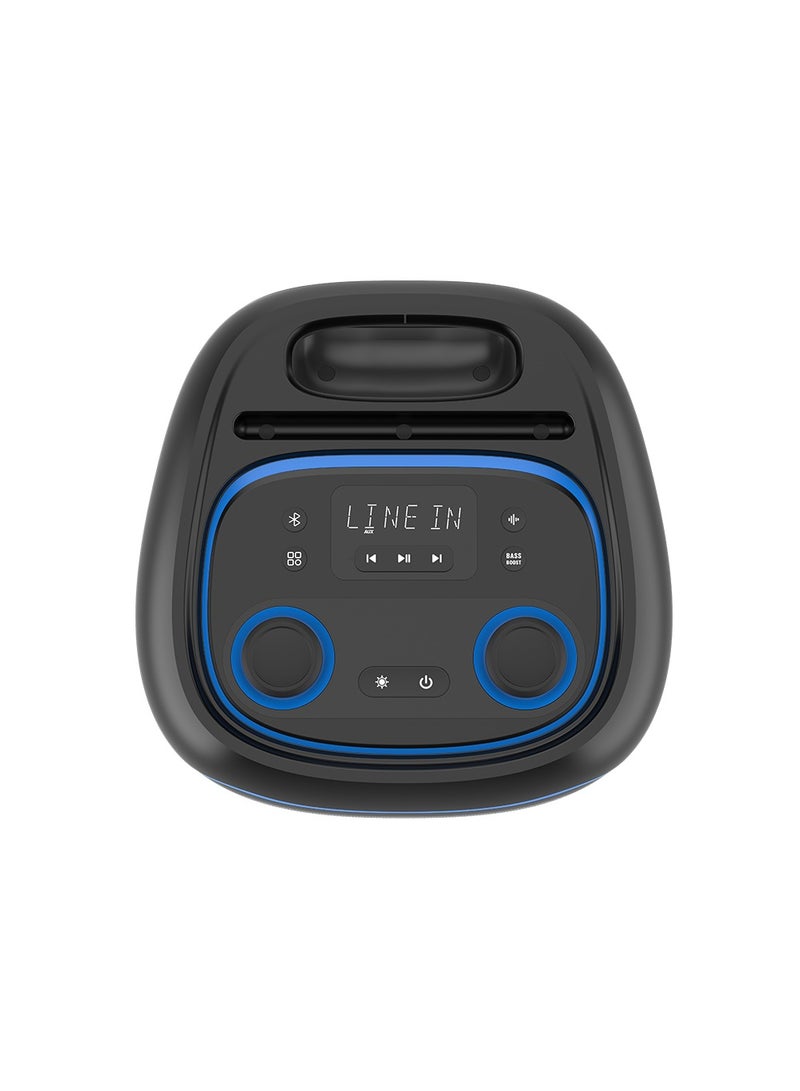 Goaltage SuperBeat Party Speaker 4000W including Remote Control and Wireless Microphone with High-Power Wireless Bluetooth Connection - Image 2