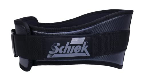 Schiek Sports 3004 Carbon Fiber Lifting Belt Power Lifting Gym Belts for Lower Back Support - Image 1