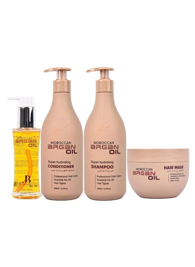 [100% Original] JB ORGANIC Argan Hair Care Collection (4PCS)