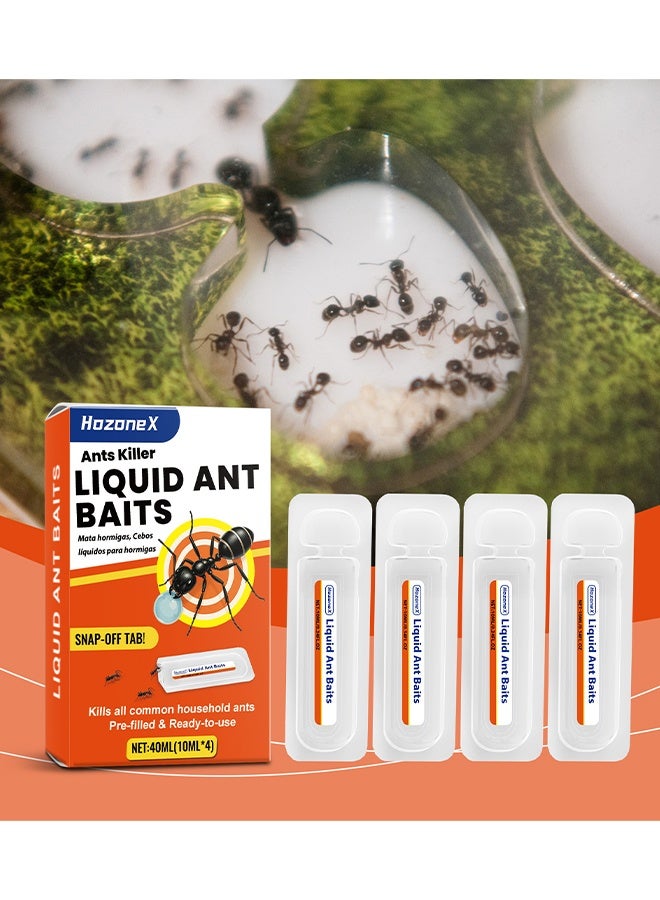 HOZONEX Liquid Ant Baits, Ant Repellent Liquid, Ameisen Stop Abwehrliquid, Ant Killer, Long-Lasting Repellent, Mild Ingredients, Suitable For Home Outdoor Kitchen Ant Repellent Window Sill Corner Universal Protective Agent, 40ml - Image 1