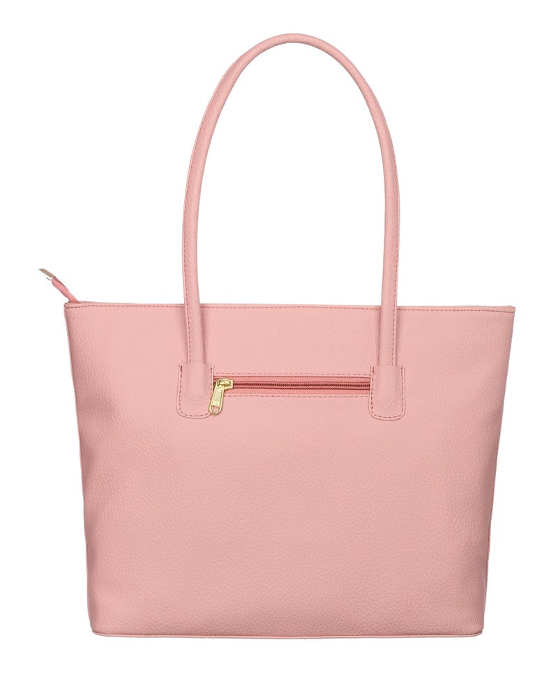 Keywest Women's Betula Satchel Tote Handbag for Women | Ladies purse | Stylish Shoulder Bag | Gift For Woman | Light Pink - Image 3