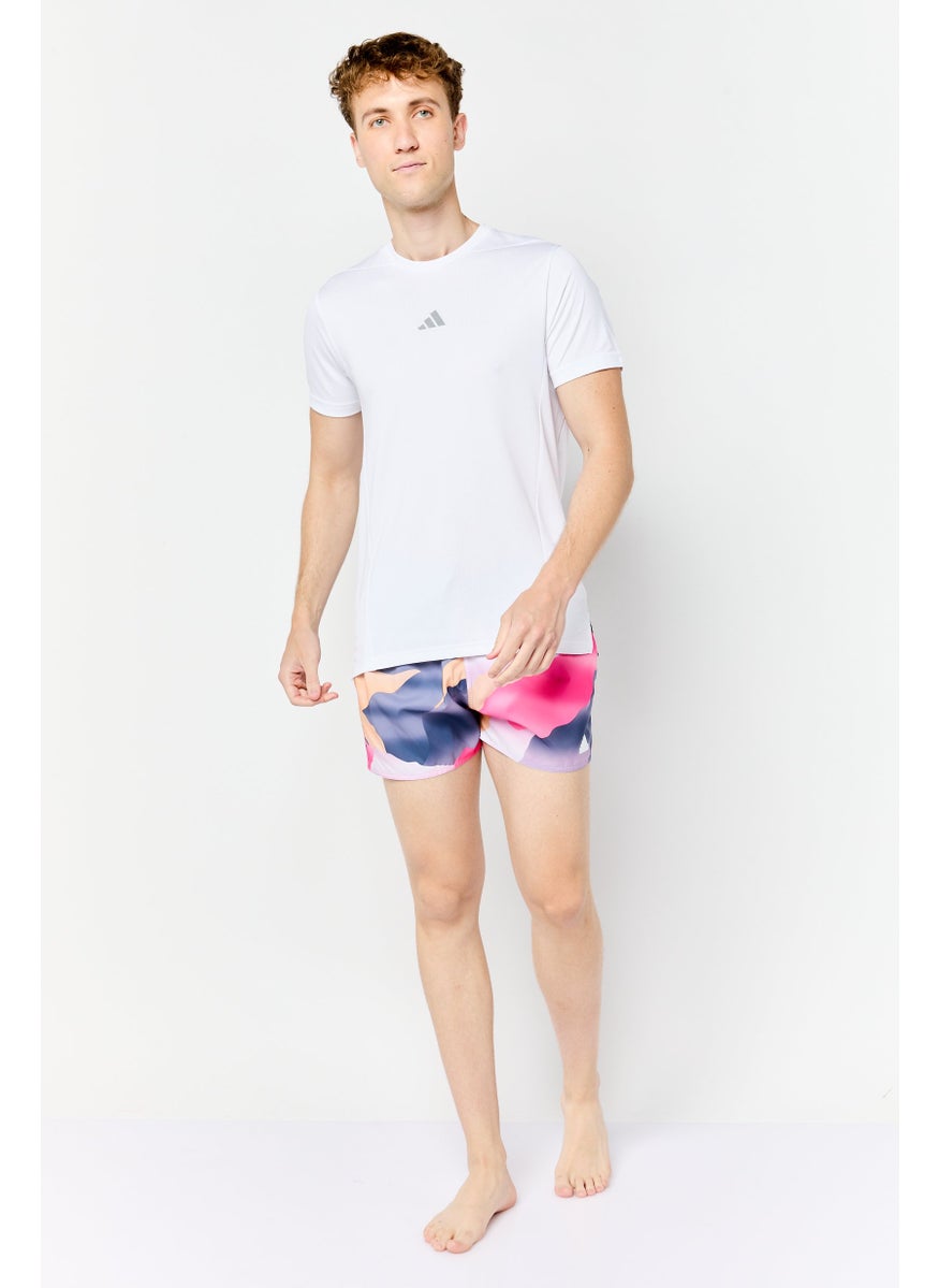 Adidas Men Allover Print Swimming Shorts, Multicolor  - Image 2