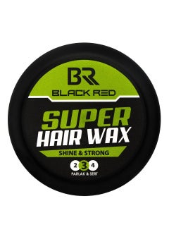 Black Red Super Wax Strong and Shiny Hair Green 150 ml  - Image 1