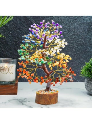 Chakra Tree, Crystal Tree for Positive Energy - Crystals & Healing Stones - Feng Shui Seven Chakra Tree of Life Decor - Home Decorations for Living Room, 7 Chakra Tree, 200 Beads, 8-10" - pzsku/ZD4DD654E9D3E96CBECE0Z/45/1747922432/de0beeef-95e0-4903-80bd-72be3048bf8b