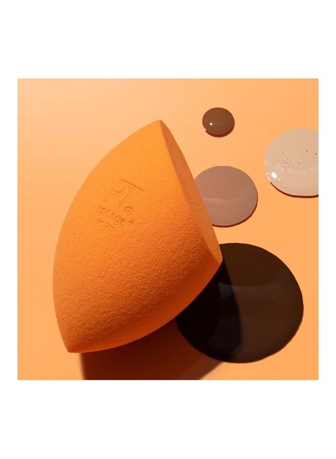 REAL TECHNIQUES Miracle Complexion Sponge Blender For Liquid And Cream Foundation Full Coverage Professional Makeup Tool Streak And Cruelty Free Vegan Latex Free 4 Count Orange - Image 5