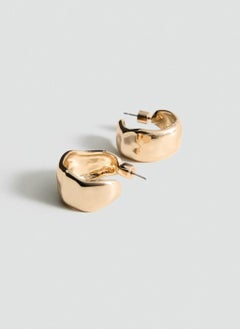 MANGO Twisted Hoop Earrings  - Image 2