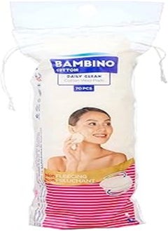 Bambino Bambino round cosmetics cotton pads - 70 pieces 