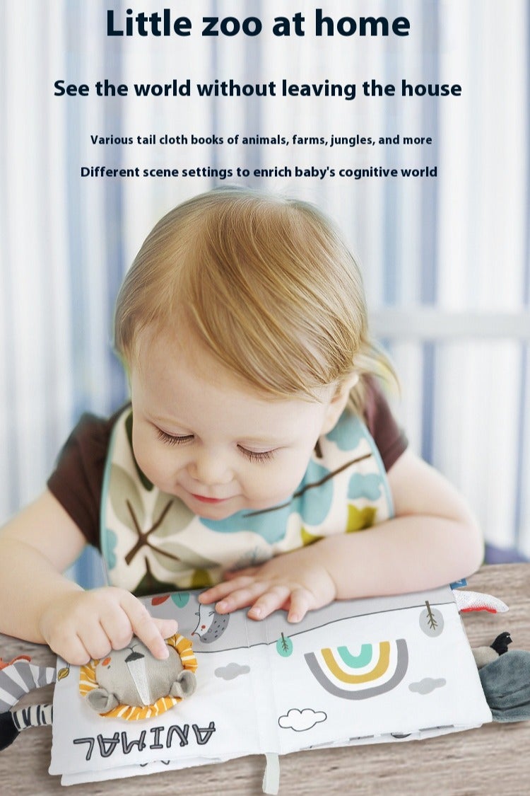 AIPINQI Baby Visual Lion Cloth Book Baby Tear-resistant Early Education Cognitive Toy - Image 2