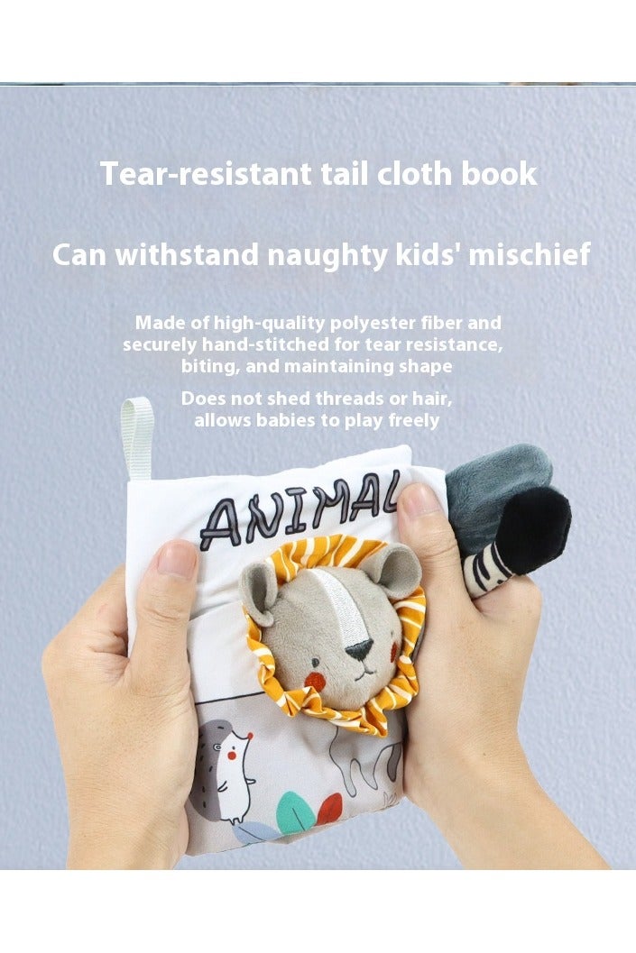 AIPINQI Baby Visual Lion Cloth Book Baby Tear-resistant Early Education Cognitive Toy - Image 5