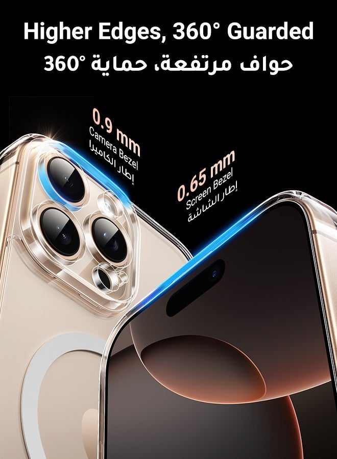 Ugreen iPhone 16 Pro 2Pack Screen Protector, 1 Pack Camera Lens Protector and 1*MagSafe Magnetic Case Upgraded Delay Yellowing, Installation Frame, Case Friendly 9H Tempered Glass Scratch-Resistant - Image 5