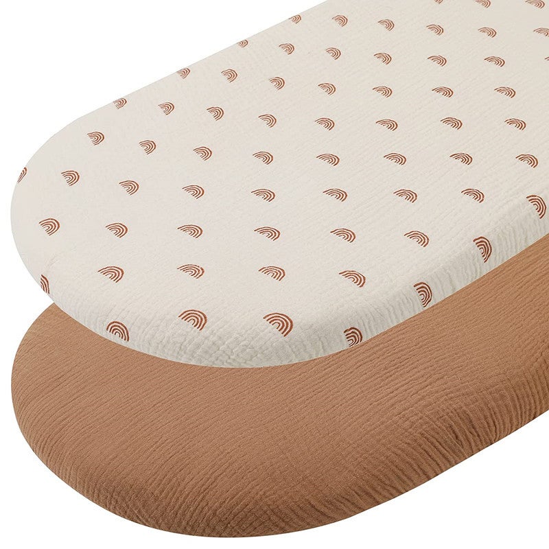 Factory Baby Cradle Cotton Gauze Bed Hat Newborn Bedspread Children Baby Kindergarten Bedding Sheets - Image 3