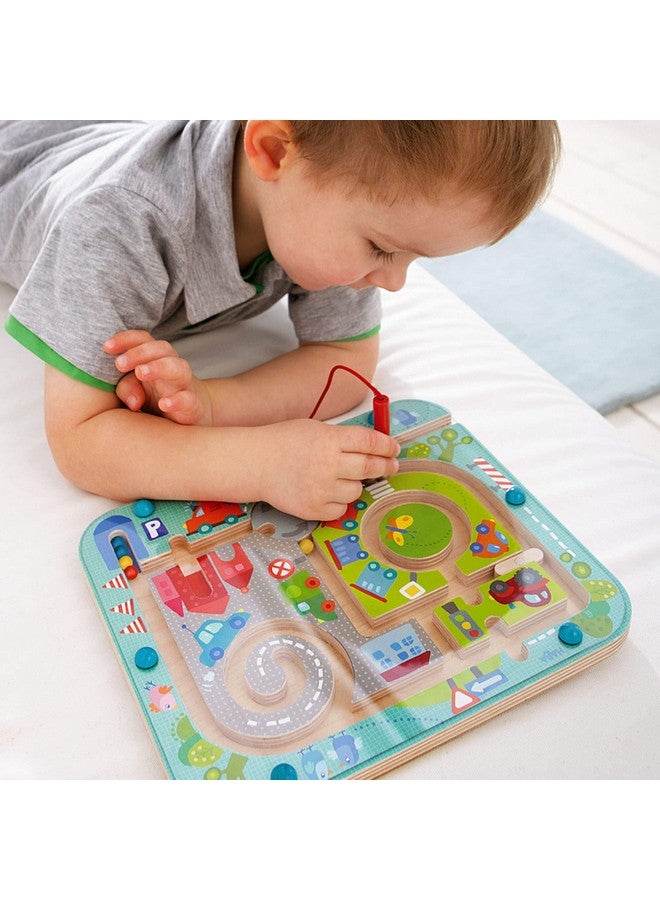 HABA Busy Board for Toddlers 2-4: Town Magnetic Maze Puzzle Game - Toddler Travel Toys for Preschoolers - Image 4