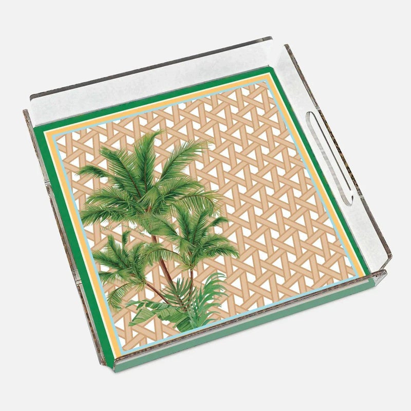 Hazeran Palm 40x40 Acrylic Tray