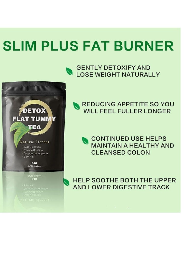 Wins Town Detox Flat Tummy Tea,Burn Fat Slimming Tea Healthy,Aids Digestion Reduce Bloating Suppresses Appetite, Support Healthy Digestion And Metabolism 28 Bags  - Image 4