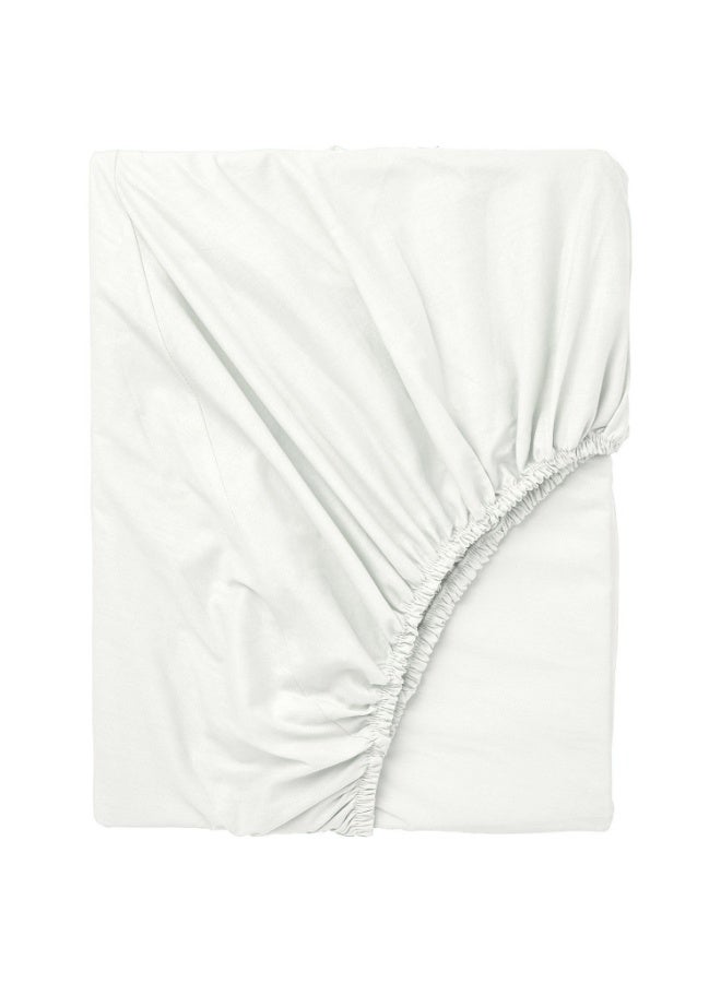 Ocra Hotel Collection Bedsheet Set, Polycotton, White - Image 2