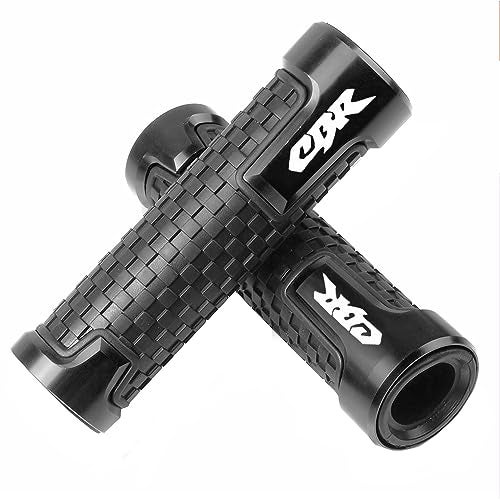FREAXLL 2pcs Motocycle Handlebar Grips 7/8" 22mm for H-onda CBR60F CBR125R CBR150R CBR250R CBR400 NC23 NC29 CBR600 F2 F3 F4 F4i CBR600RR CBR900RR CBR954RR CBR1000RR (Black) - Image 1