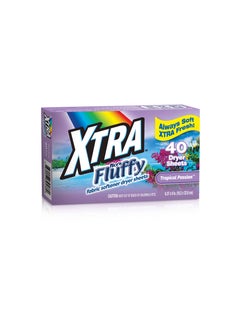 XTRA XTRA Nice'N Fluffy 40 ct. Fabric Sheet, Tropical Passion and Mountain Rain combo pack  - Image 2