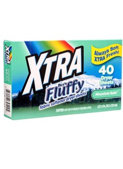 XTRA XTRA Nice'N Fluffy 40 ct. Fabric Sheet, Tropical Passion and Mountain Rain combo pack  - Image 1