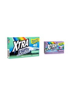XTRA XTRA Nice'N Fluffy 40 ct. Fabric Sheet, Tropical Passion and Mountain Rain combo pack  - Image 3
