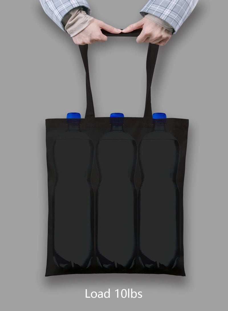 أيه بي جي حقيبة تسوق قماشية قابلة لإعادة الاستخدام – سماكة 13 أونصة، خفيفة الوزن وقابلة للطي (16x13 بوصة) للبقالة والتسوق والهدايا والمشاريع اليدوية - Image 3