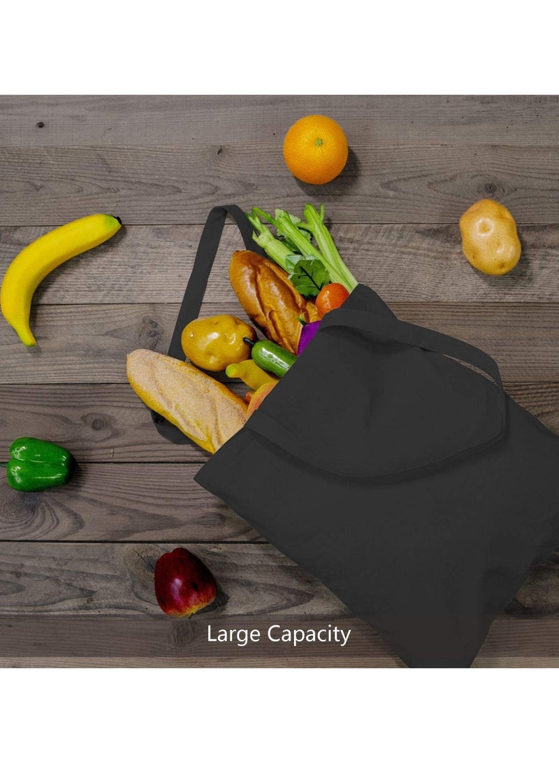 أيه بي جي حقيبة تسوق قماشية قابلة لإعادة الاستخدام – سماكة 13 أونصة، خفيفة الوزن وقابلة للطي (16x13 بوصة) للبقالة والتسوق والهدايا والمشاريع اليدوية - Image 5