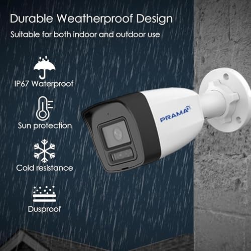 PRAMA PT-NC120D3-WNM(D2) 2 MP Fixed Bullet Network Camera | Included PVC Stickers - Image 3