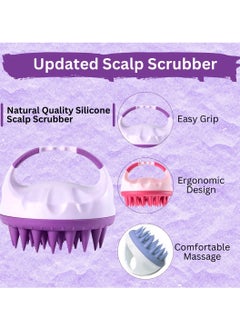 Hair Massager Shampoo Brush Hair Scalp Massager Brush with Soft Bristles Scalp Scrubber Dandruff Brush for Scalp Care and Hair Growth Shower Hair Scalp Scrubber Comb Soft Silicone Comb - pzsku/ZD4DE49E7FC83AFBEB70EZ/45/_/1730553881/47fb118f-4263-4d84-8e27-67bc4f37d758