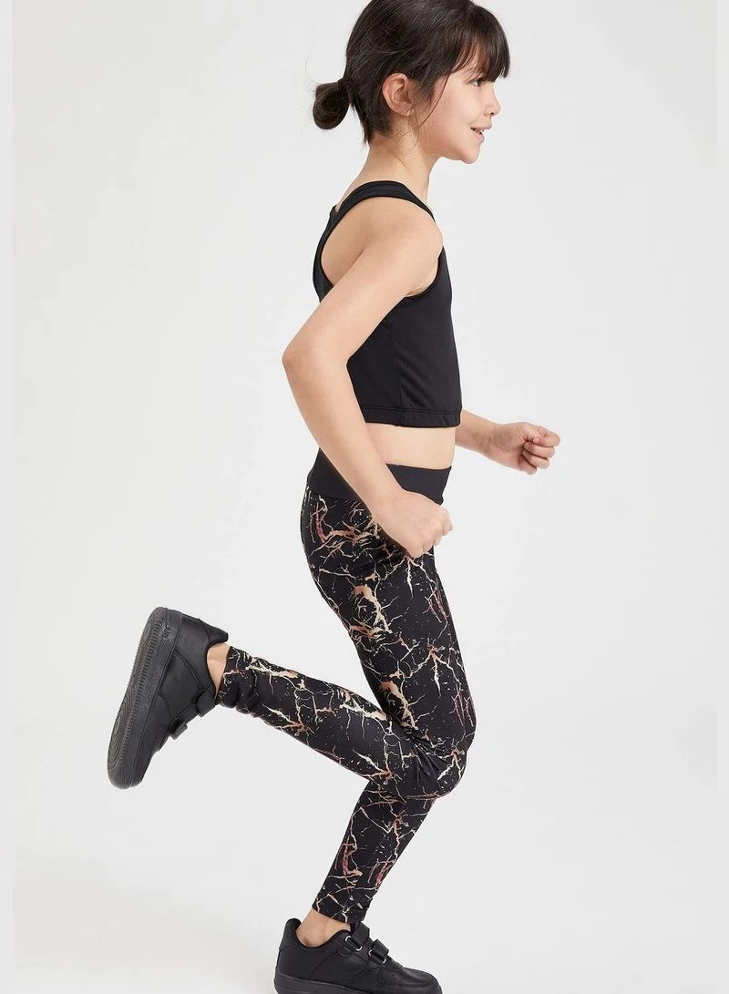 DeFacto Basic Printed Leggings