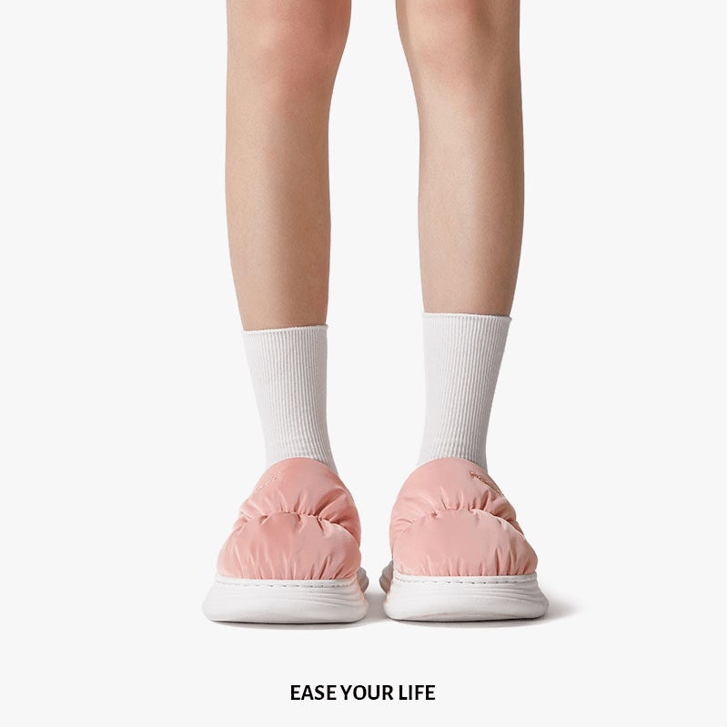 Puxi Parent-Child Cotton Shoes Bag Heel Children'S Non-Slip Winter Waterproof Non-Slip Warm Indoor Thick Sole Outer Wearing Cotton Slippers - Image 3