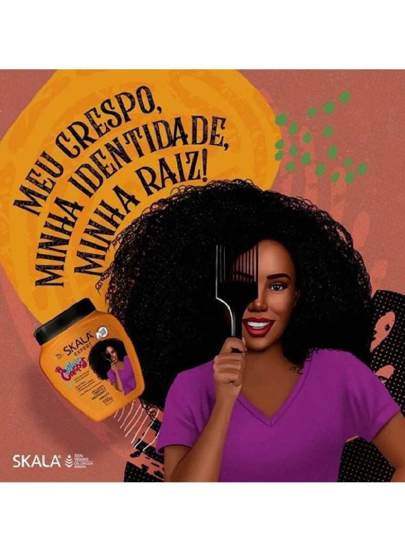 سكالا كريم معالج مرطب للشعر 2 في 1 للشعر المجعد والمجعد جدا - 1000 جم - Image 5