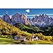 Trefl Val di Funes Valley Dolomites Italy 1500 Piece Jigsaw Puzzle Red 33x23 Print DIY Jigsaw Creative Fun Classic Puzzle for Adults and Children from 14 Years Old - Image 4