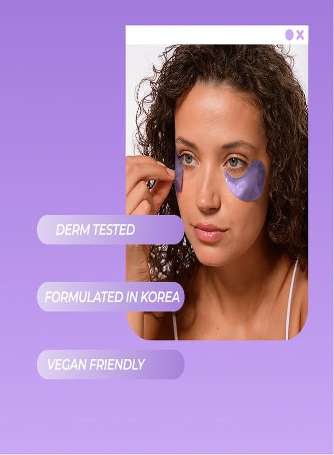 Vitamasques Lavender Hydrogel Eye Pads For Puffy Eyes & Dark Circles - Refresh in 15 minutes - Formulated in Korea - 16 Pairs / 32 HydroGel Eye Pads - Image 5